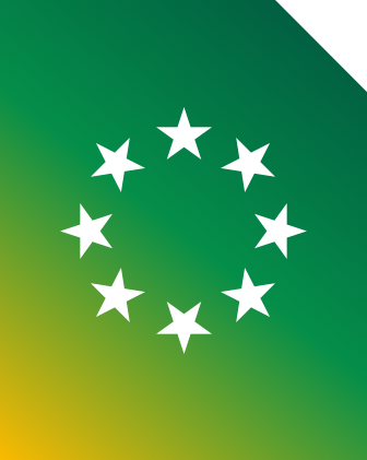 green sim card featuring stars